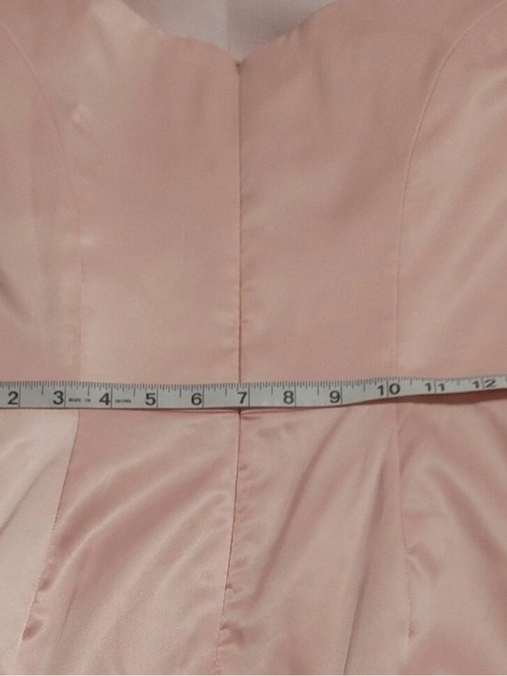 Pink Asymmetrical Ruched Sheath Dress - Picture 4 of 8